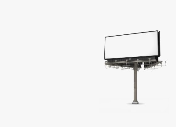 uliczny baner do przyklejenia billboardu